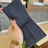 VÍ NAM LACOSTE 2 MÀU NH2309HC CÚC BẤM FULLBOX