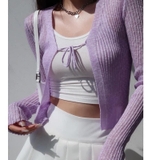 ÁO CARDIGAN MNG TÍM BUỘC DÂY 27025805