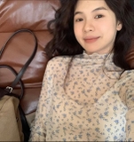 ÁO DÀI TAY HOA NHÍ WGWE FREESIZE 7614