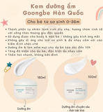 KEM DƯỠNG ẨM GOONGBE CHO BÉ