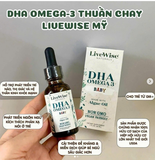 DHA OMEGA 3 LIVEWISE NATURALS THUẦN CHAY 30ML