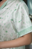 PIJAMA LỤA XANH PASTEL ( HÀNG THIẾT KẾ )