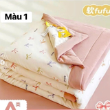 CHĂN ĐŨI XƠ ĐẬU NÀNH SNOOPY 220X240