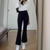 QUẦN JEAN ỐNG LOE ĐEN GU 221-334642