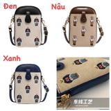 TÚI XÁCH BEIBAOBAO BẢN DỌC 3 MÀU S-8206