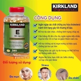 VIÊN UỐNG VITAMIN E KIRKLAND 400IU 180MG 500V