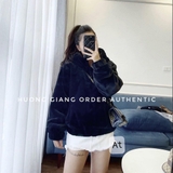 ÁO KHOÁC LÔNG CÓ MŨ ĐEN SINSAY 3253B-99X