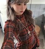 ÁO THUN DÀI TAY ĐỎ KẺ WGWE 7082