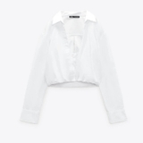ÁO SƠ MI QUÂY TRẮNG ZARA 3067/179