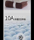 SET KHĂN TẮM BÔNG CAO CẤP 4 MÀU