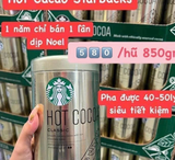 BỘT CACAO HOT COCOA STARBUCKS HỘP THIẾC 850G