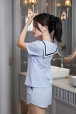 PIJAMA KẺ CARO XANH ( HÀNG THIẾT KẾ )