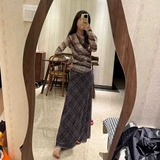 ÁO DÀI TAY KẺ ZARA 5039/280