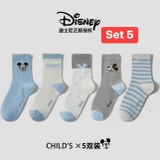 SET TẤT KID DISNEY MIX MÀU