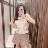 ÁO GILE LEN THỎ ĐEN ZARA 0021/505