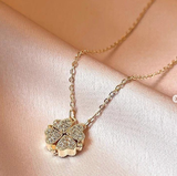 VÒNG CỔ CỎ 4 LÁ GOLICC ĐEO 4 KIỂU