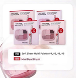 BẢNG MẮT WAKEMAKE SOFT SHEER MULTI PALETEE DATE 6/2028