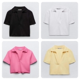 ÁO CROPTOP CỔ V ZR 4 MÀU 3641/303