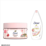 COMBO TẨY DA CHẾT DOVE 160G + SỮA TẮM DOVE 300G