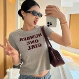 ÁO PHÔNG CHỮ NUMBER ONE GIRL WGWE 5111