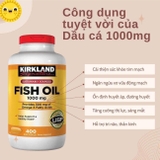 DẦU CÁ FISH OIL KIRKLAND 1000MG