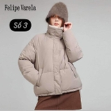 ÁO PHAO CỔ LÔNG TRẮNG FELIPE VARELA 821