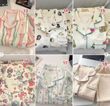 BỘ PYJAMA CHẦN BÔNG 18 MẪU (S1-S9)