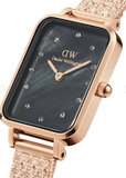 ĐỒNG HỒ DW DÂY ROSE GOLD MẶT SỐ KHẢM XÀ CỪ ĐEN DW00100579