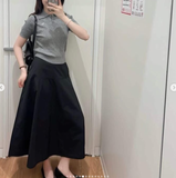 CHÂN VÁY VẢI COTTON UNI DÁNG PHỒNG - 488392