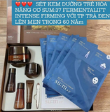 SET KEM DƯỠNG SUM TRÀ ĐEN 5 MÓN