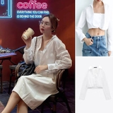 ÁO SƠ MI QUÂY TRẮNG ZARA 3067/179