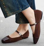 GIÀY BỆT QUAI NGANG NÂU PD82012