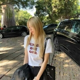 ÁO PHÔNG CHỮ NUMBER ONE GIRL WGWE 5111
