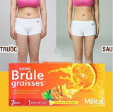 NƯỚC DETOX MILICAL EXTRA BRULE GRAISSES CAM DỨA 7 SHOTS/HỘP