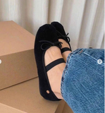 GIÀY BỆT NHUNG 3 MÀU 1032