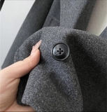 ÁO KHOÁC DẠ DÁNG NGẮN CỔ VEST XIAOY09YD 2062