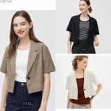 BLAZER CỘC TAY GU 3 MÀU 211-349742