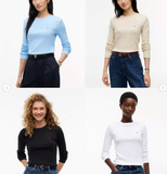 ÁO THUN DÀI TAY CỔ TRÒN TOMMY 8 MÀU 76J4889
