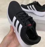 GIÀY ADIDAS ĐEN SỌC TRẮNG CHỮ ĐỎ GZ7739