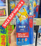 BÀN CHẢI ĐIỆN ORAL-B  KID HÌNH PIKACHU