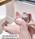 SET SỮA TẮM BATIOUS 500ML + 2 BÔNG TẮM KÈM TÚI