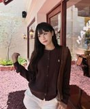 CARDIGAN WHOAU LEN STEVE HIGH GAUGE WOOL CABLE WHCKF4801F