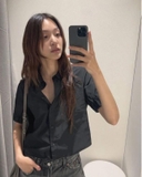 ÁO SƠ MI CROPTOP ZARA 3 MÀU 2731/067