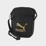 TÚI ĐEO CHÉO PUMA ĐEN LOGO VÀNG