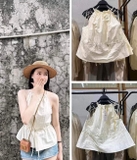 ÁO YẾM BE DÂY RÚT ZARA 7385/007