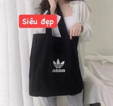 TÚI TOTE CHỮ NHẬT ADIDAS ĐEN