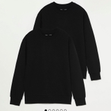 ÁO NỈ ĐEN BASIC LEFTIES 1050/391