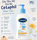 SỮA TẮM GỘI CETAPHIL HOA CÚC BABY 400ML DATE 11/2028