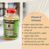 VIÊN UỐNG VITAMIN E KIRKLAND 400IU 180MG 500V
