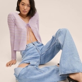 ÁO CARDIGAN MNG TÍM BUỘC DÂY 27025805